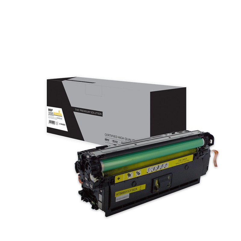 TPS HT508XY/CF362X - Toner compatible avec CF362X, 508X - Jaune